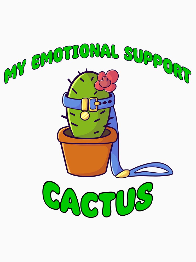 My Emotional Support Cactus by Trekosaur