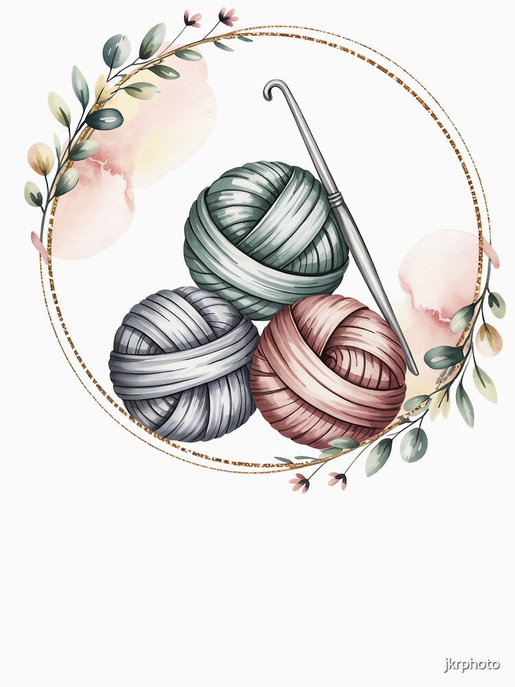 Yarn and Crochet Hook by jkrphoto