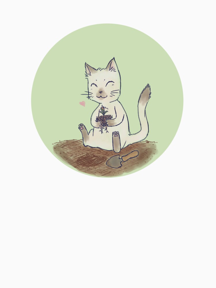 Garden Cat by April Jiru