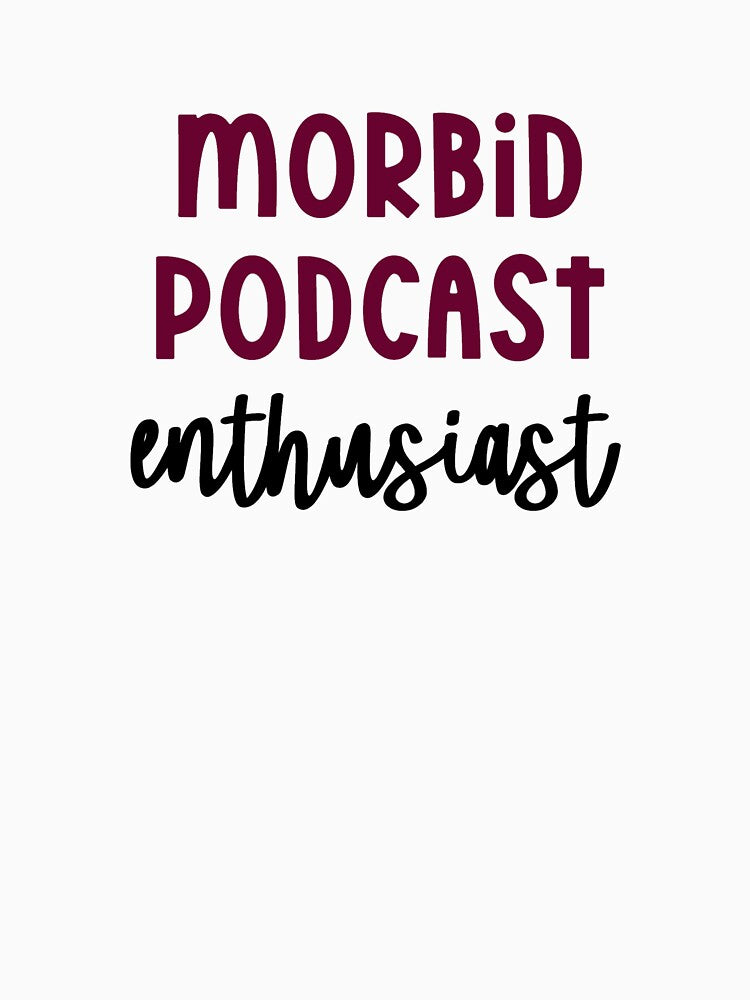 morbid podcast— true crime sticker by annagcrow