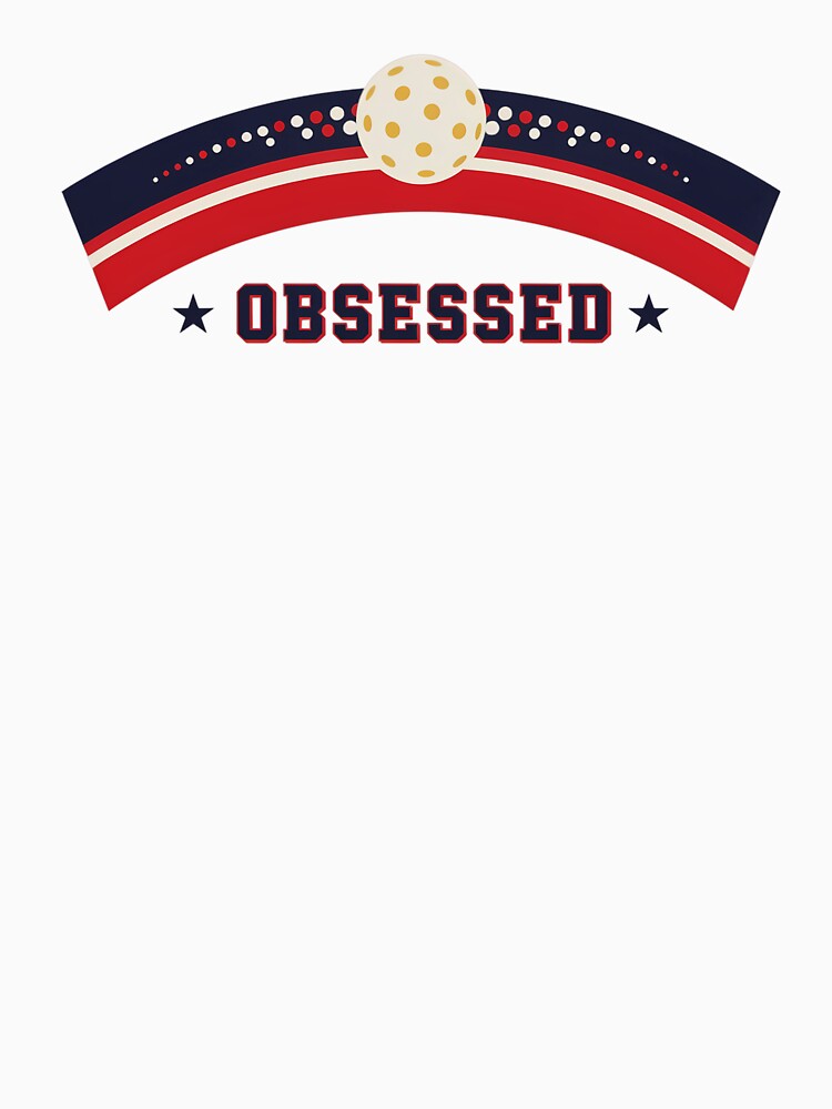 Pickleball Obsessed – Retro Pickleball Paddle and Ball Design by LYRA-Concepts