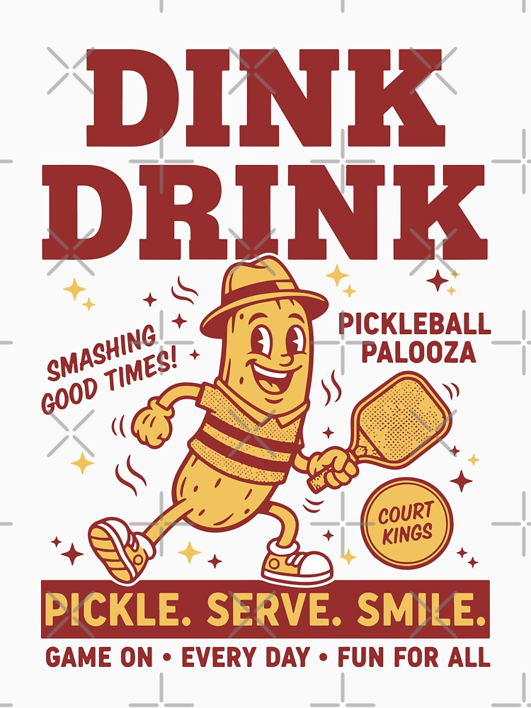 Pickleball Funny Player Dink Drink Love Pickleball by LuminOrb
