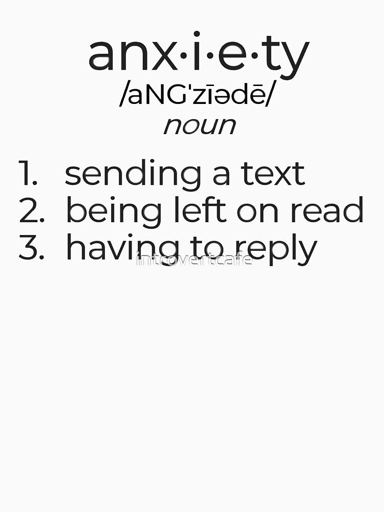 anxiety definition by introvertcafe