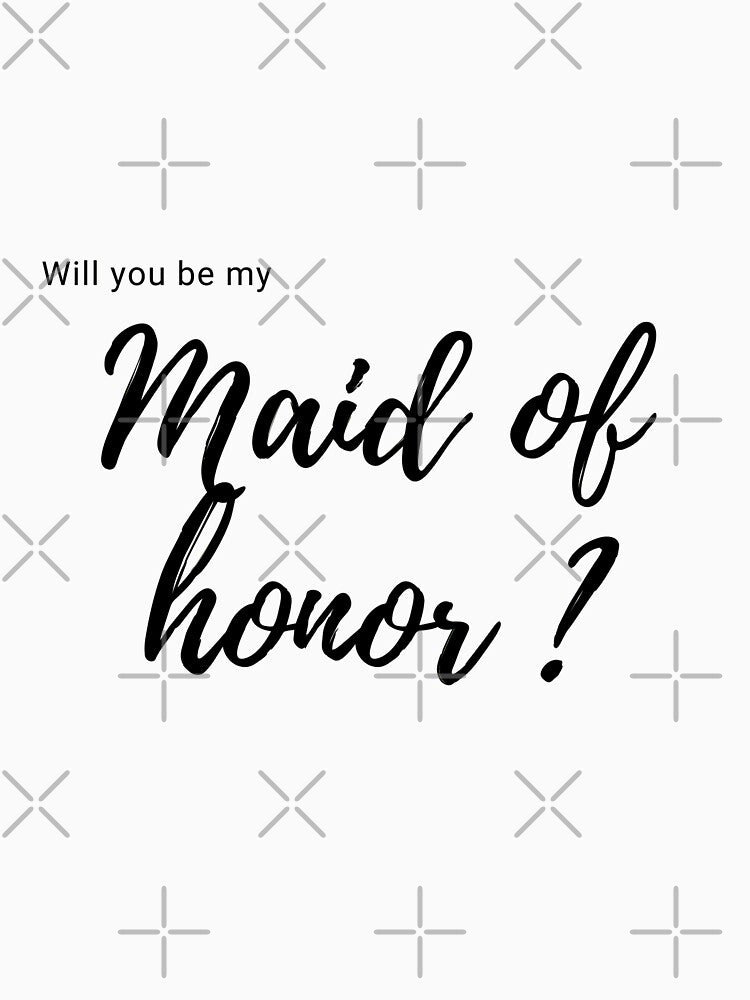 Will you be my maid of honor by InyasArt