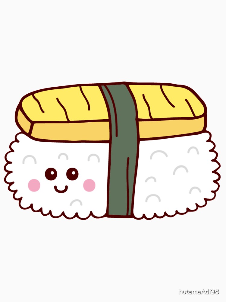 Kawaii Smiley Sushi by hutamaAdi98