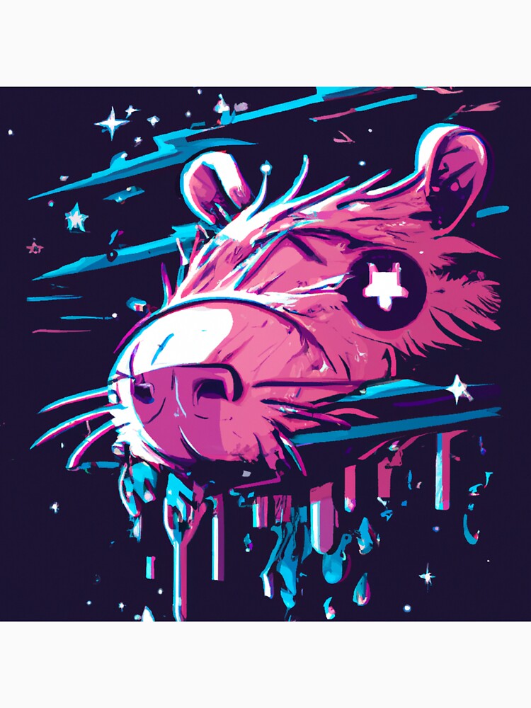 Space Capybara by ArtfulThreadsCo