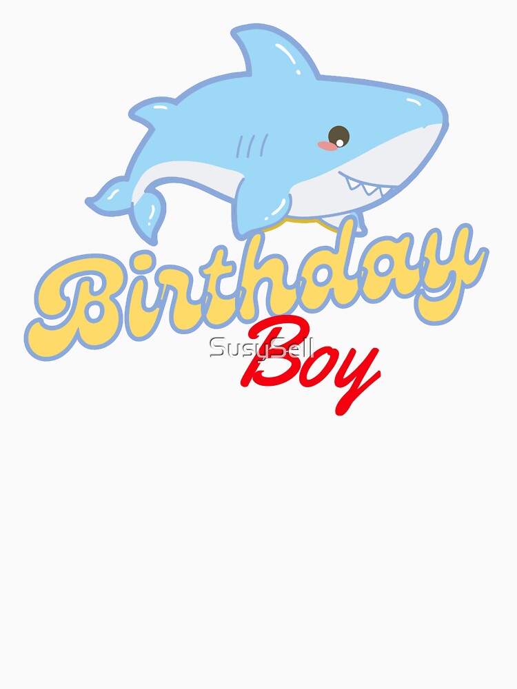 Shark Birthday boy by SusySell