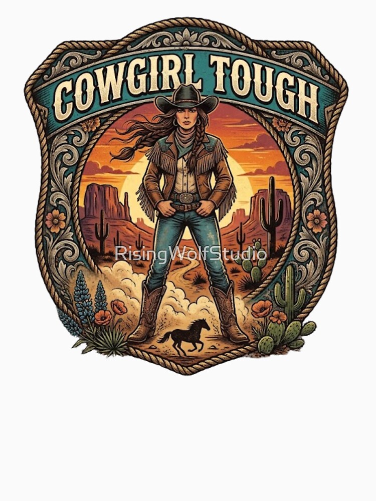 Cowgirl Tough by RisingWolfStudio
