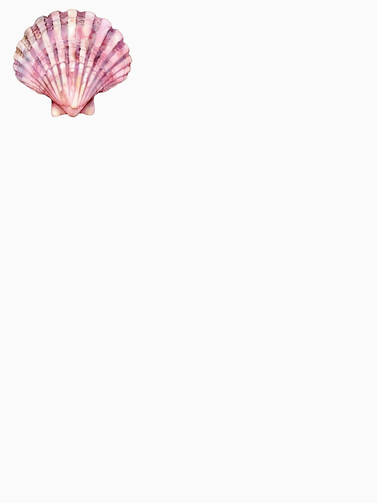 Pink Seashell Summer Beach Aesthetic Print by bellasaint