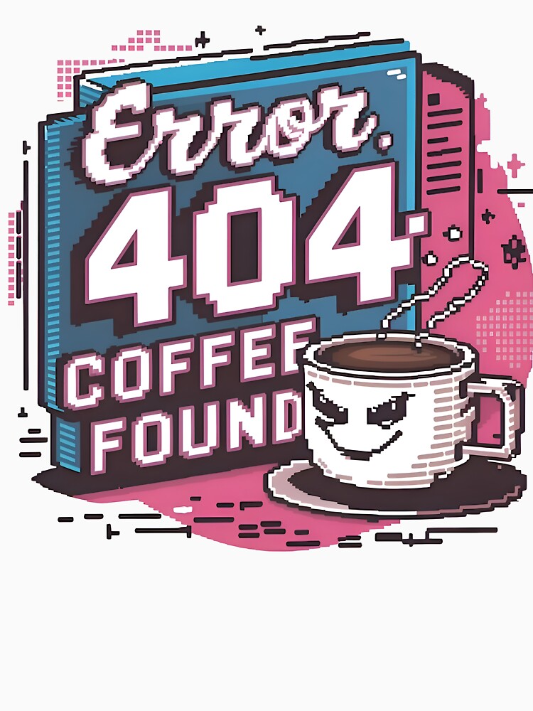 Ever 404 Coffee Found Funny Python Developer Gift by Zenith Design