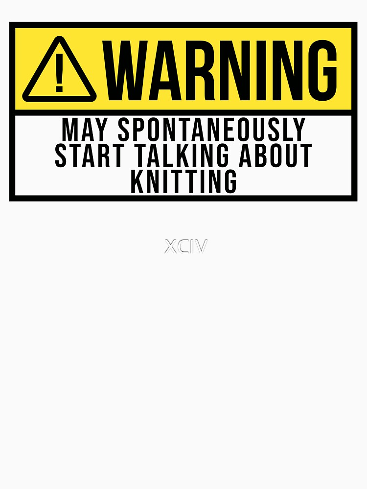 Knitting Warning by XCIV