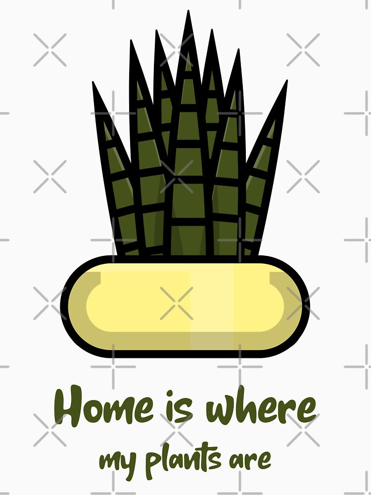 Plant Lady- Home Is Where My Plants Are Design by joabaj