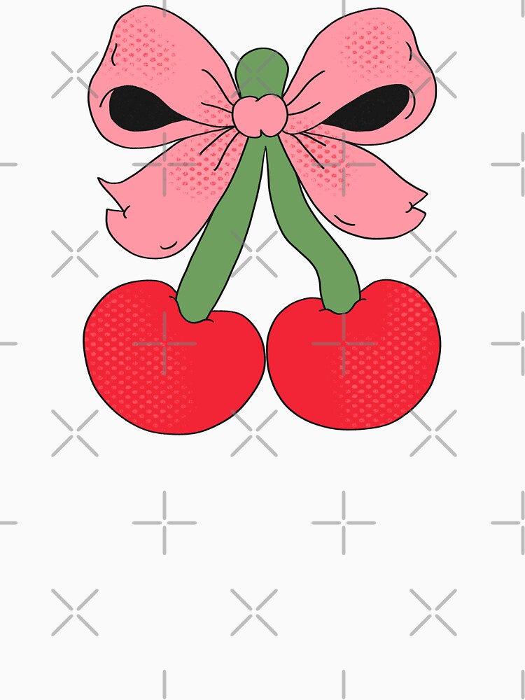 Coquette Cherries with Bow by yellowflowerhut
