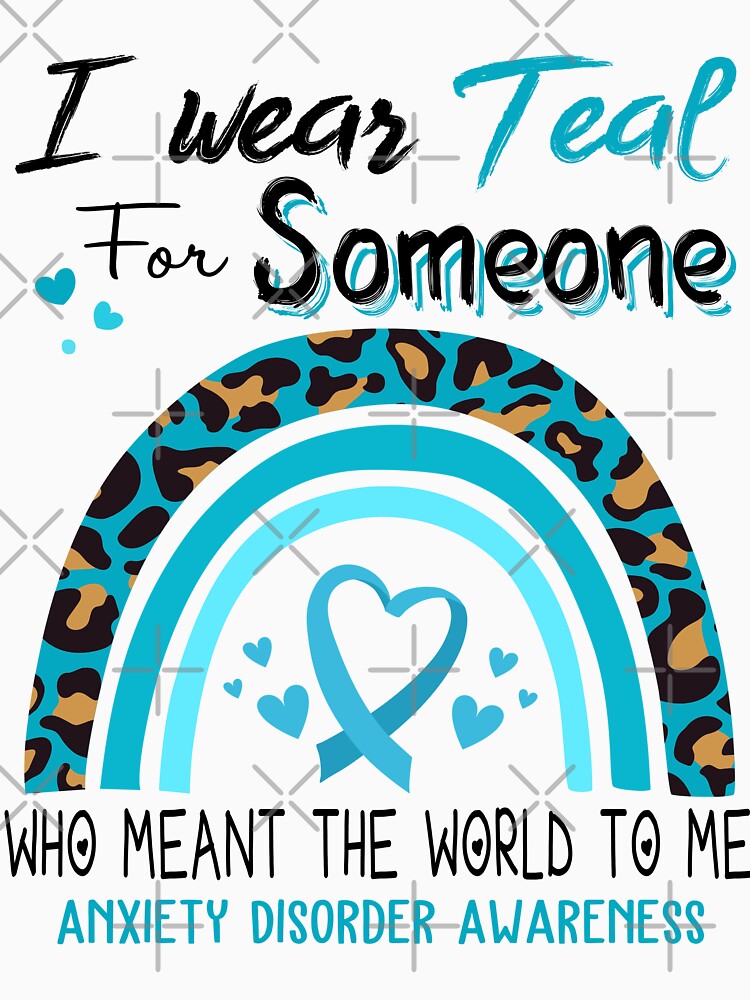 Anxiety Disorder Awareness I Wear Pink for Someone Who Meant The World To Me by GennieShop