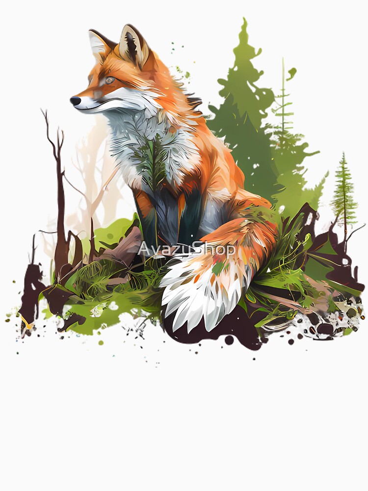 A Fox In The Wild Premium Edition by AvazyShop Unisex