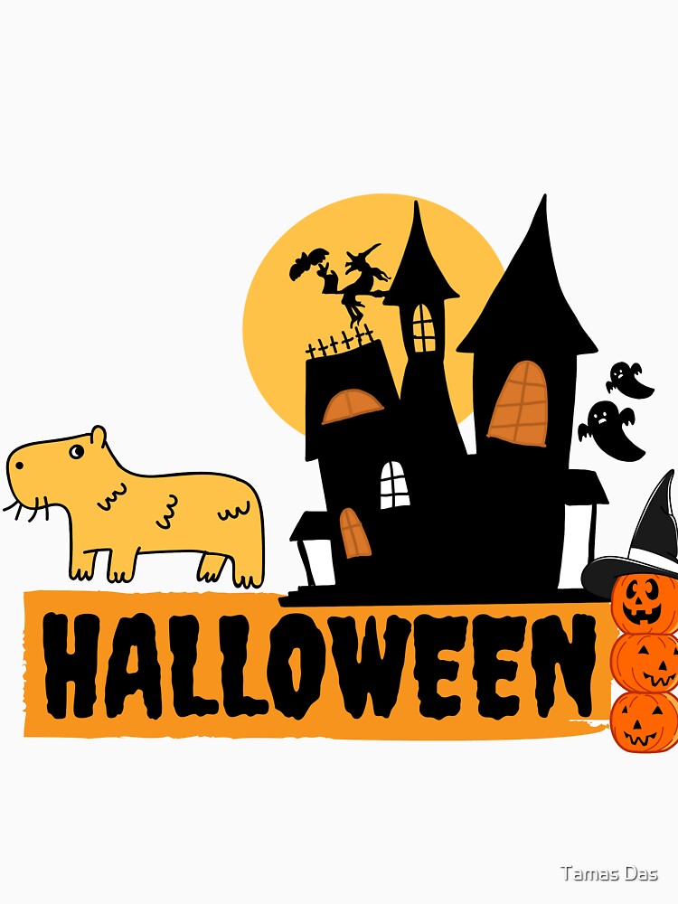 Halloween Capybara by Tamas Das