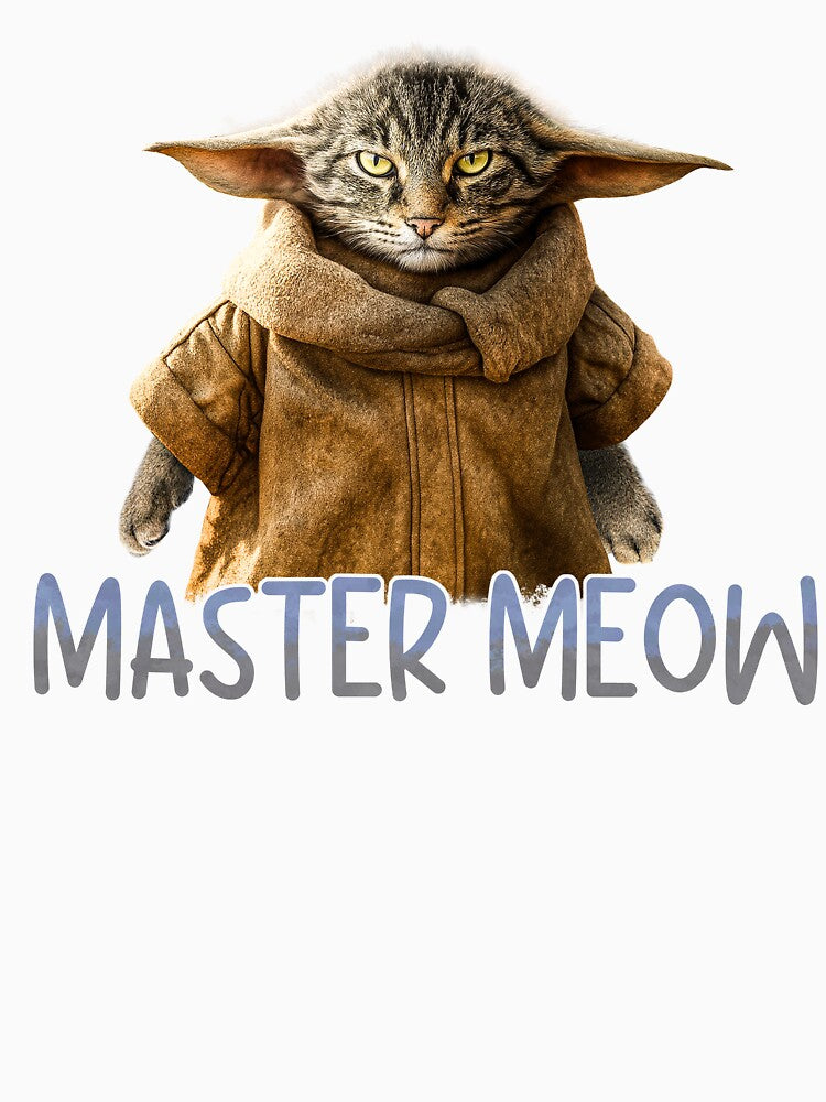 Funny Master Meow Cat by RebeccaLittlee