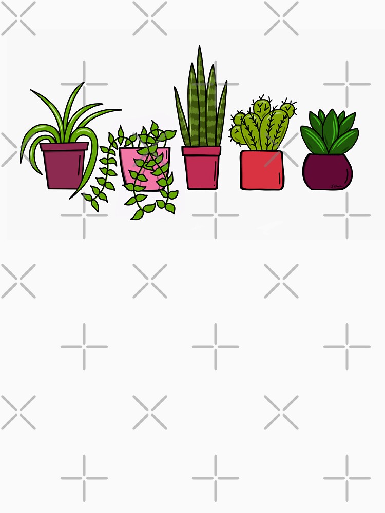 Row of House Plants by AmyClimer