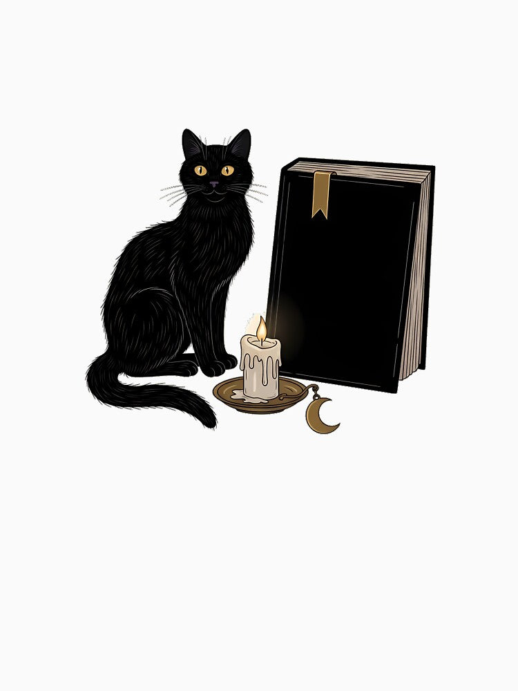 Candle Book Cat Gift by IllumeInk