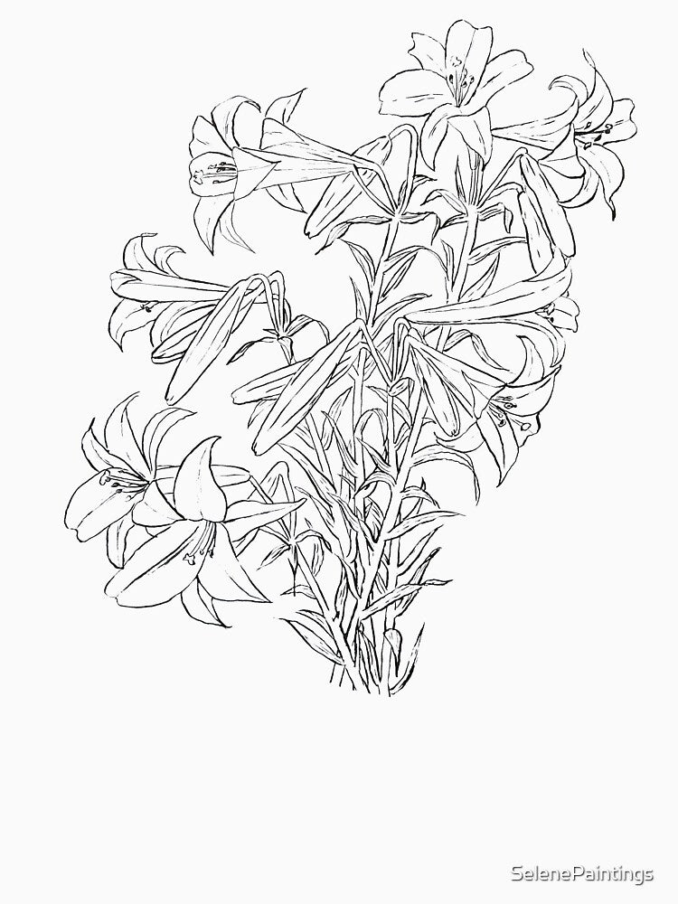 lily illustration by SelenePaintings