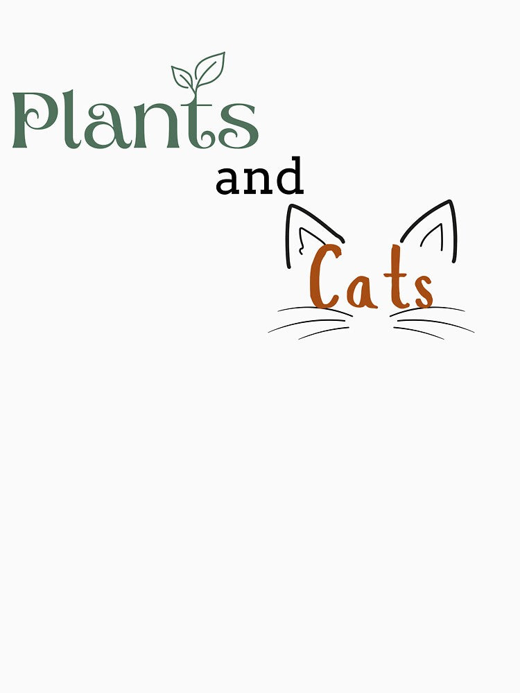 'Plants and Cats' Design by LivsPlantHouse