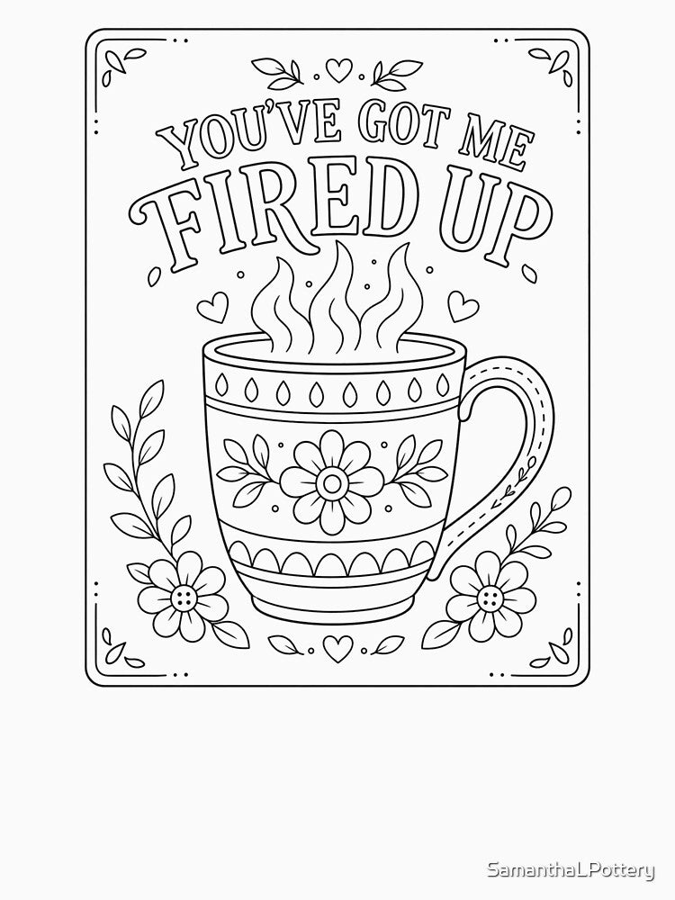 You've Got Me Fired Up Pottery Mug by SamanthaLPottery