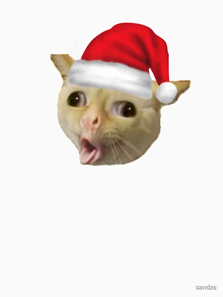 Coughing Cat In Christmas Meme by sandza
