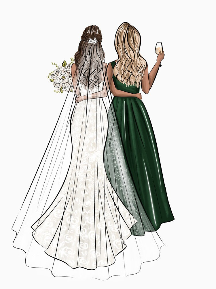 Blonde bridesmaid by reyniramirezfi