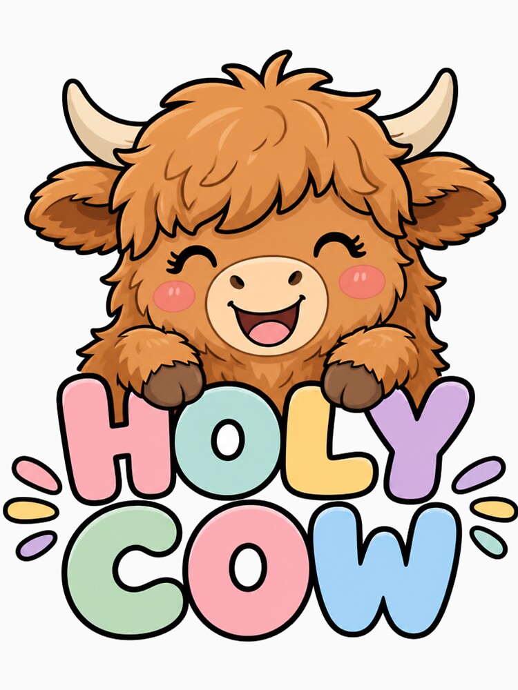 Holy Cow Sweet Kawaii Highland Beef by BoosterShop