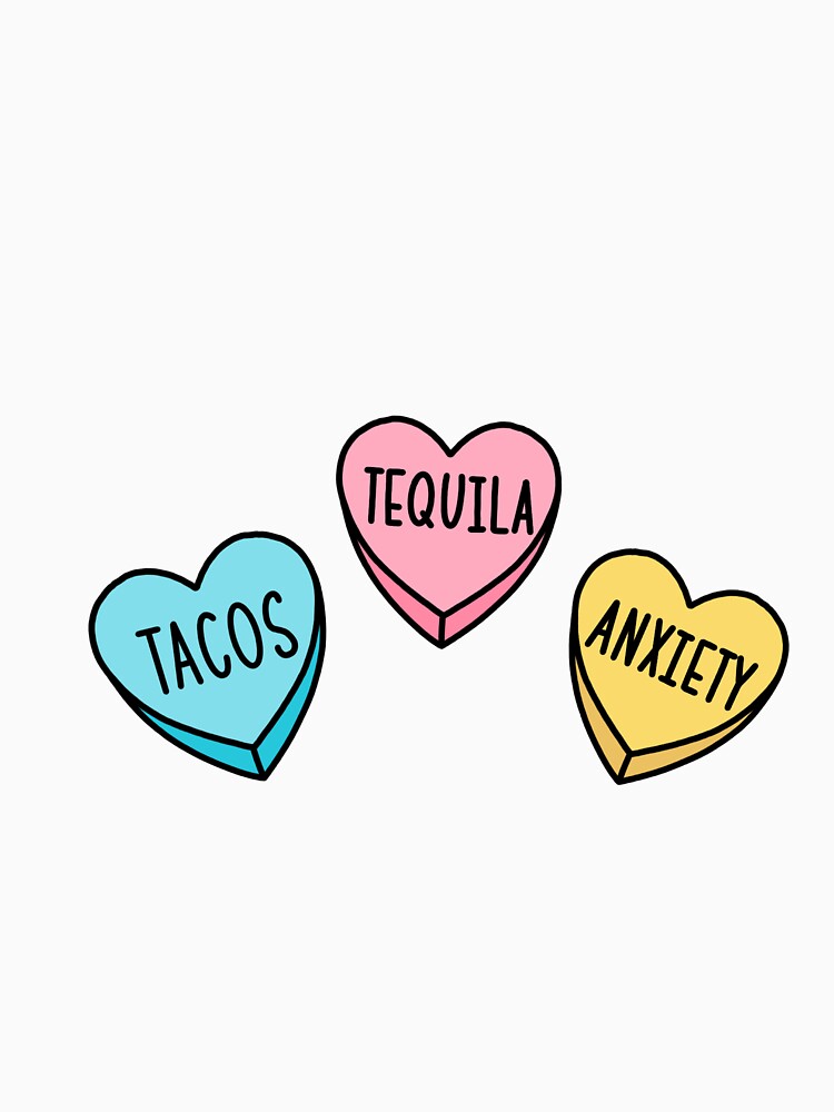 Colourful Funny Anxiety Heart Quote Sticker by Lilyworks