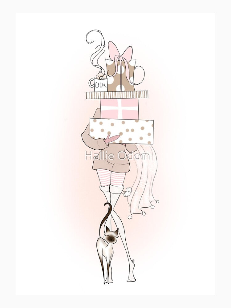 Winter Time Crazy Cat Lady by Hallie Odom