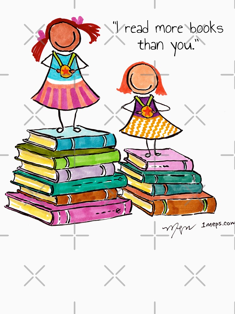 "I read more books than you" by 1meps
