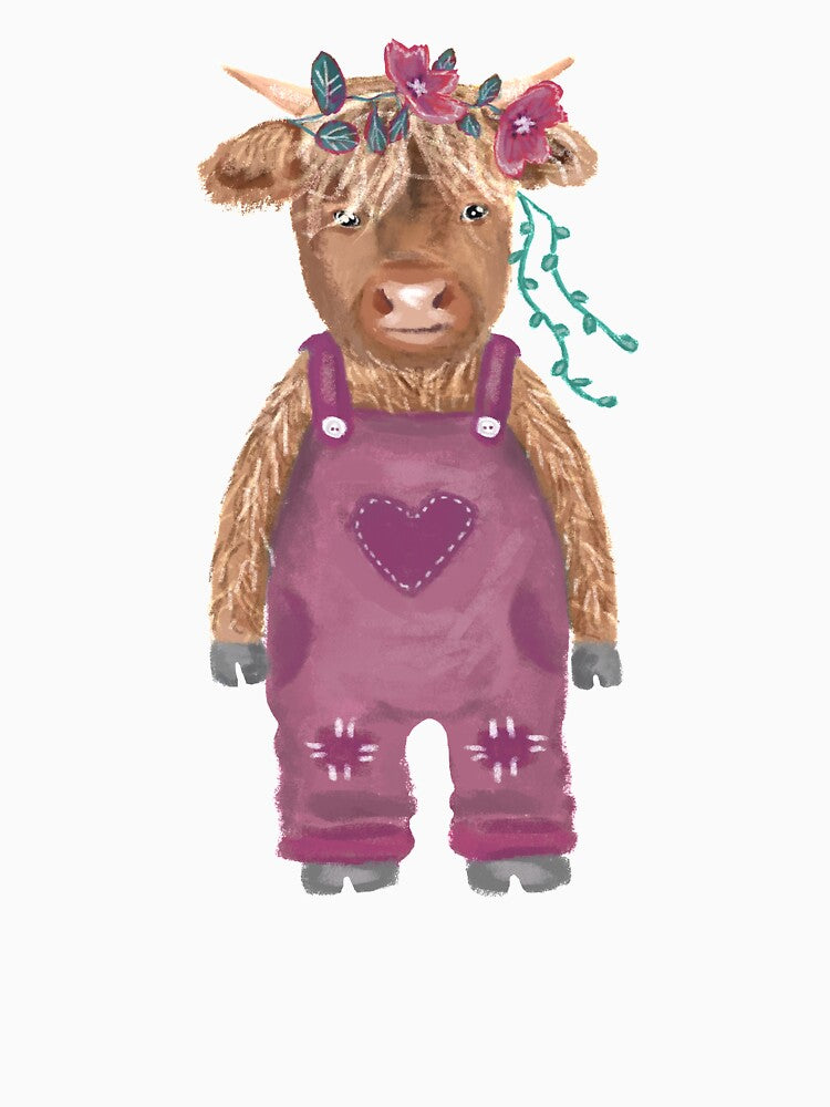 Highland Cow Girl Tatra Cottage by TatraCottage