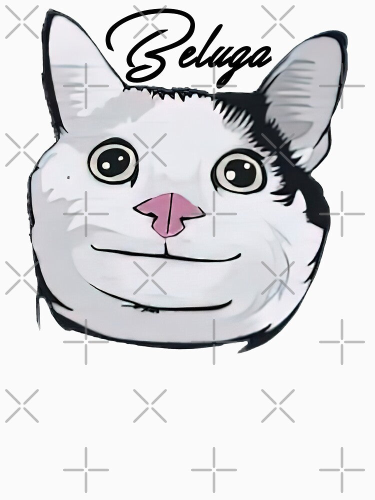 Beluga cat, Beluga Cat Meme, Meme by graphic-genie