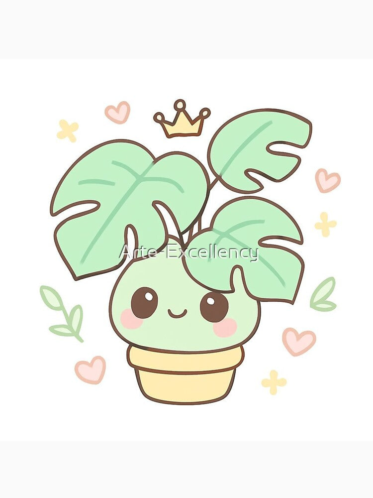 Plant Parent Power | Cute Houseplant Lover Art by Arte-Excellency