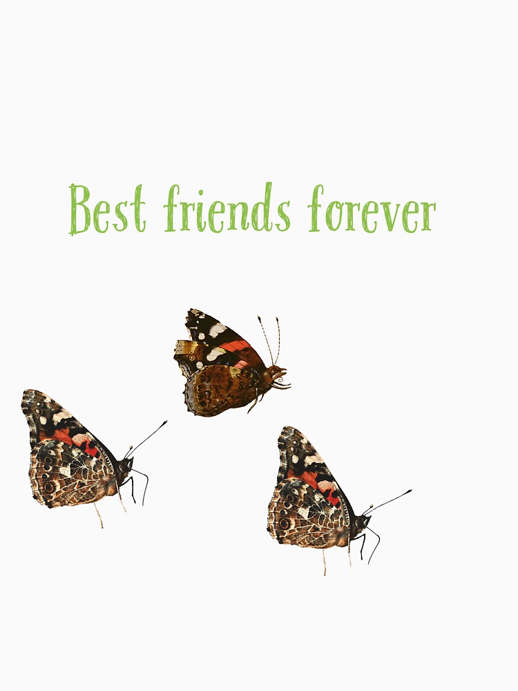 Best friends forever funny butterfly love by Med-BSSFD