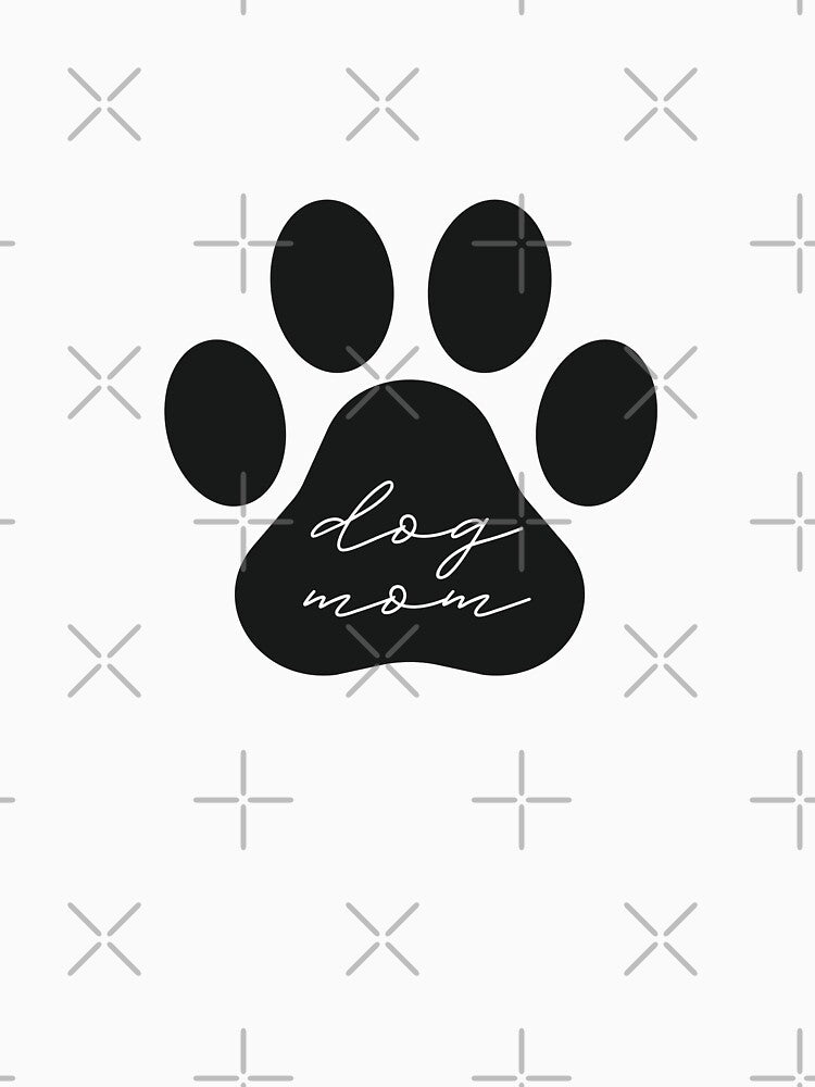 dog mom paw print by byannagrace