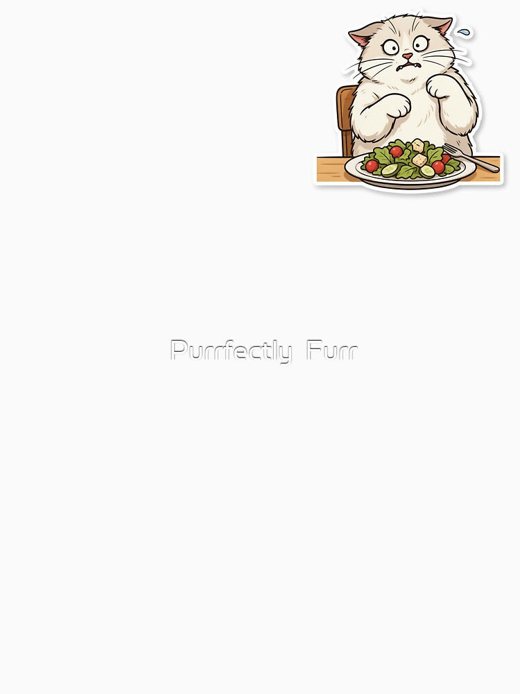Smudge The Cat Meme Sticker - Funny White Cat At Dinner Table by Purrfectly  Furr