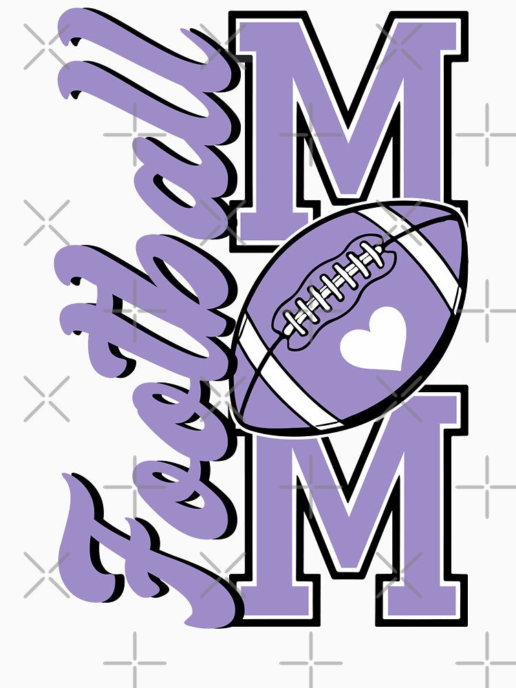 Football Mom – Game Day Sports with Football Graphic Perfect Gifts for Football Moms and Fans by SEKAIHUNTER