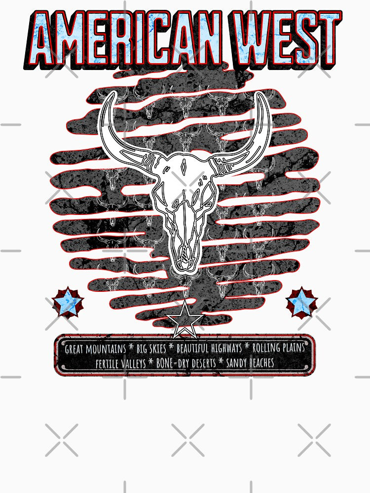 Western Cow Skull American West by artfulnotebook