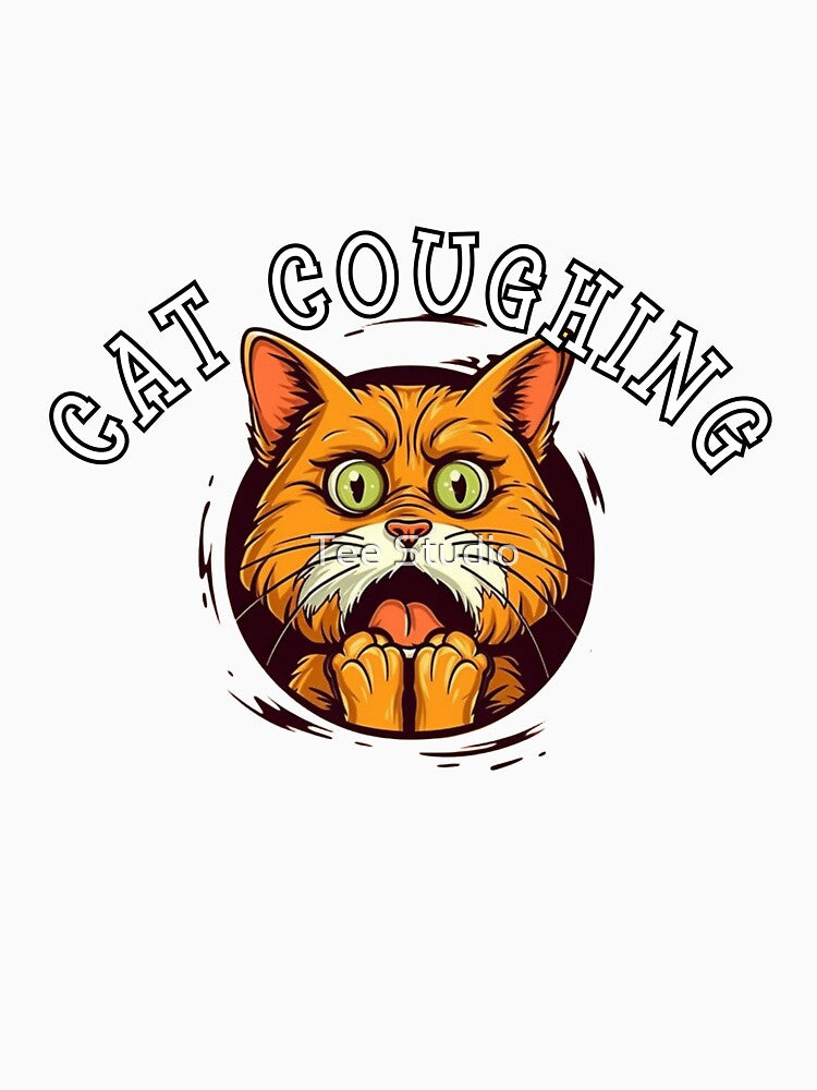 CAT COUGHING by Tee Studio