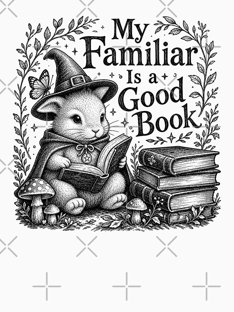 Cottagecore Book Lover Bookish Gift, Animal Sticker Magnet by colorleafz