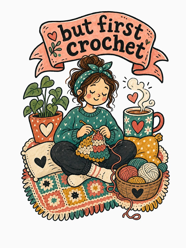 But First Crochet by VisualArtsOasis