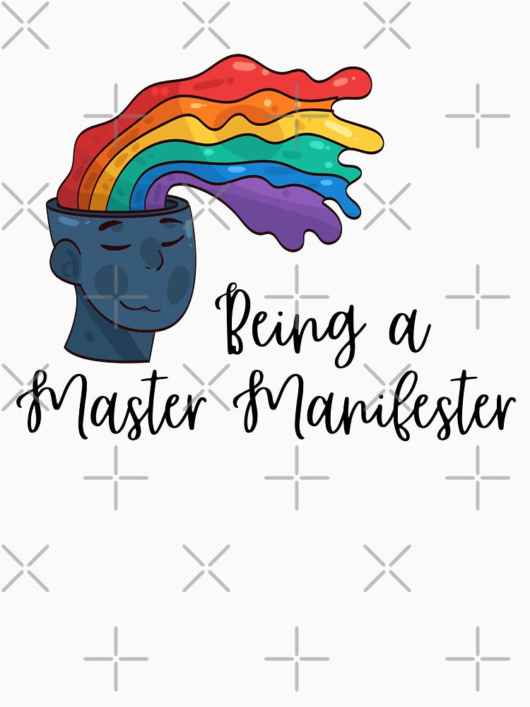 Law of attraction being a Master Manifester cute art work by AESTHETIC-FLAIR