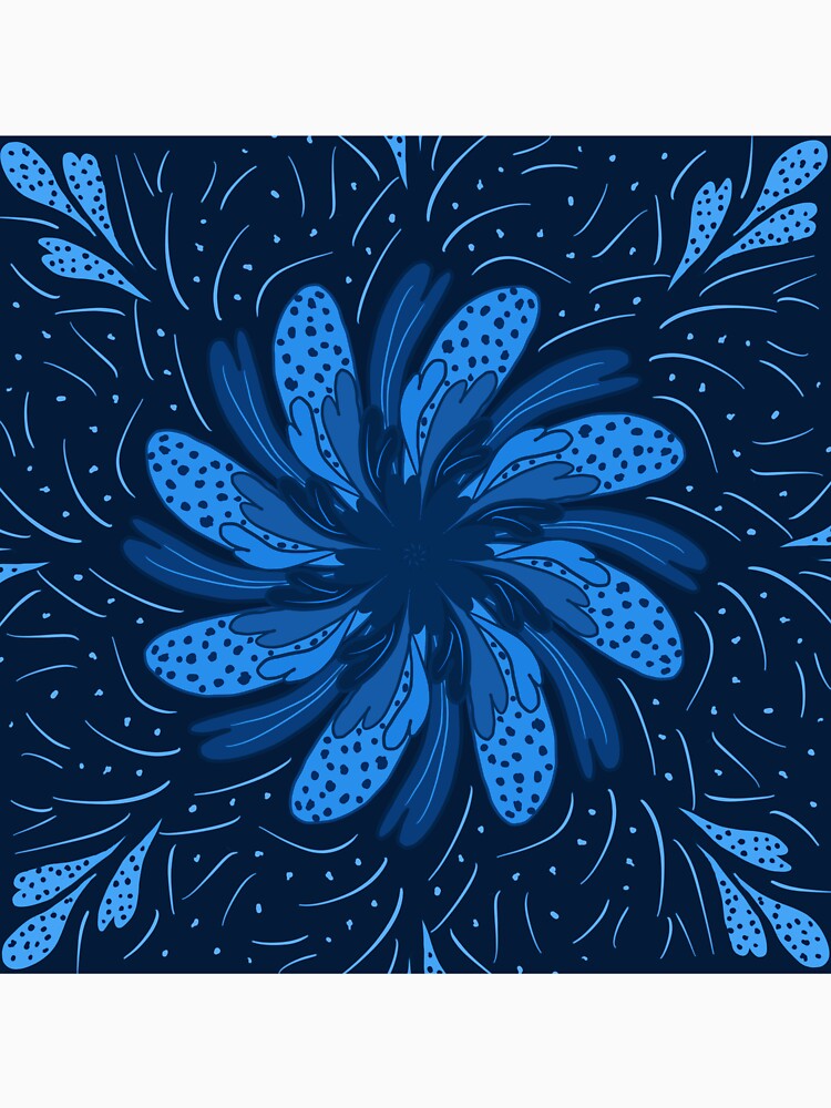 Garden Flower Blue by roseglasses