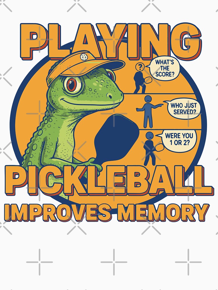 Pickleball Playing Improves Memory Funny Player by LuminOrb