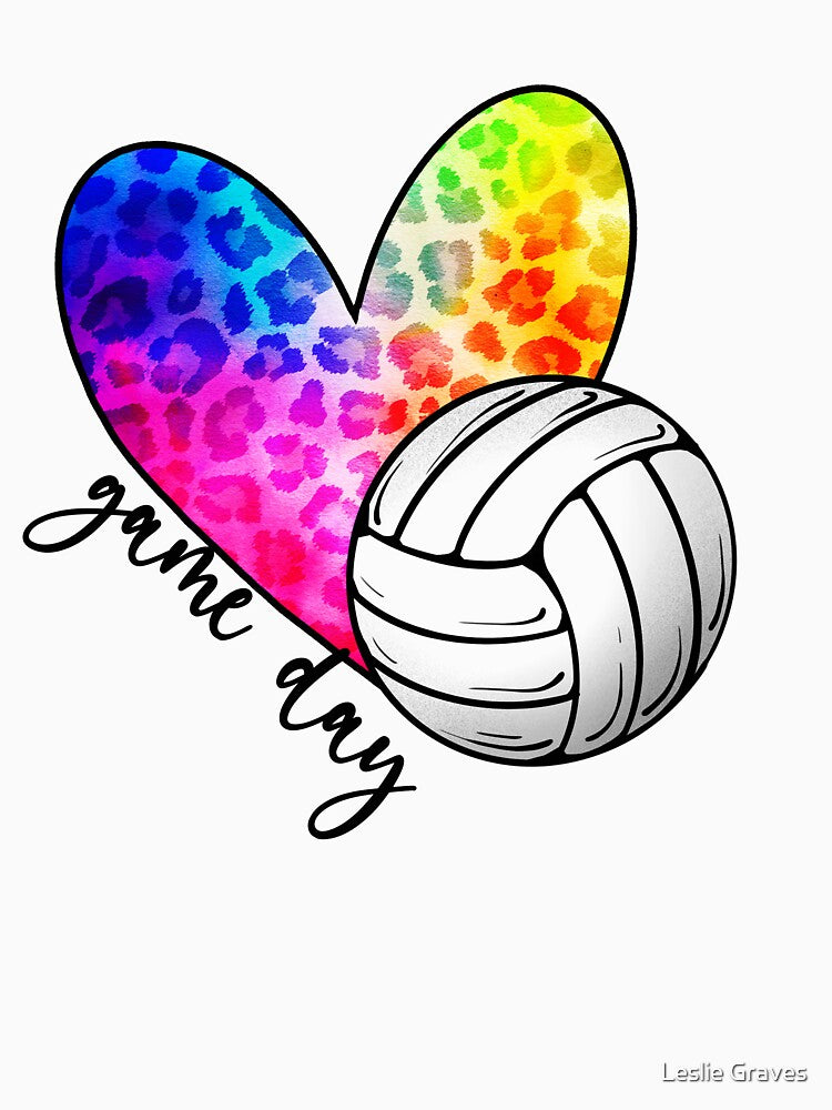 Volleyball, Gift for Volleyball lovers, players and coaches by Leslie Graves