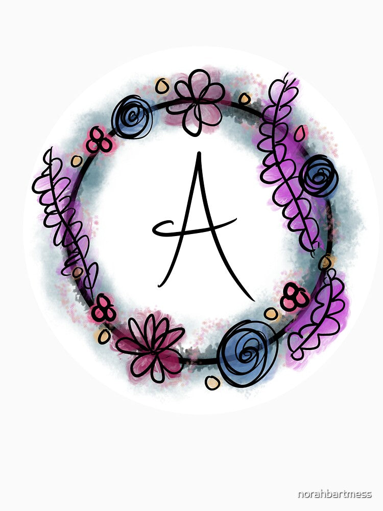 Floral Wreath A by norahbartmess