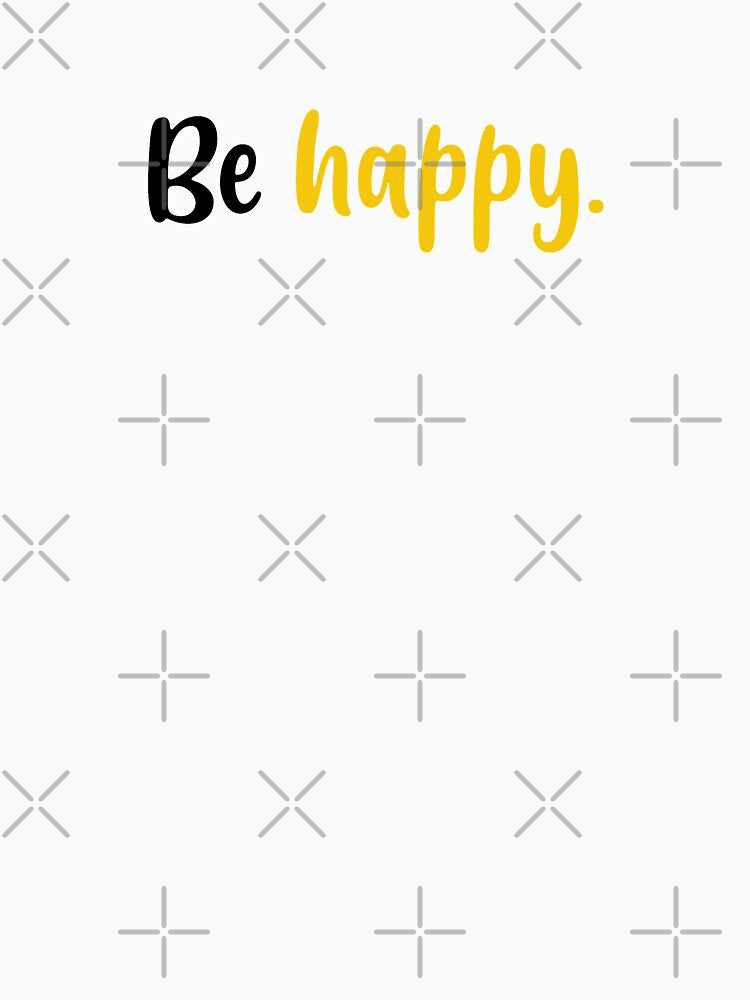 Be Happy (Yellow and Black) by FilipeFerreira