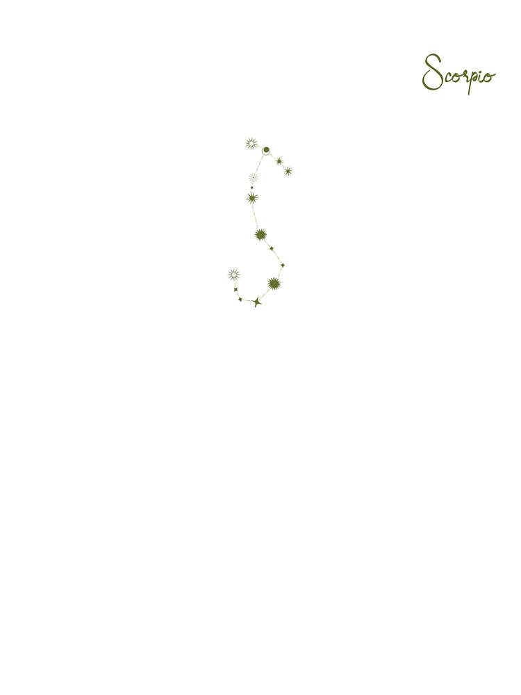 Simple Constellation Scorpio by AiraDesignsLtd